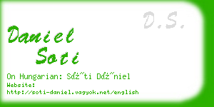 daniel soti business card